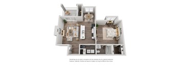 bedroom floor plan an opens a dialog at The Madison at Adams Farm, Greensboro, NC