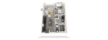 a 1 bedroom floor plan  summit  503 sq ft