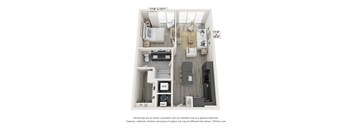 a 1 bedroom floor plan  summit  503 sq ft
