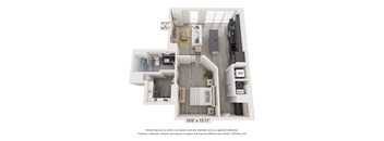 a 1 bedroom floor plan  sierra  2100 sq ft
