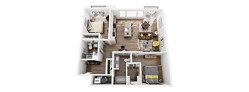 bedroom floor plan an open concept living room and dining room