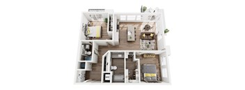 a 1 bedroom floorplan of a 1128 sq ft house
