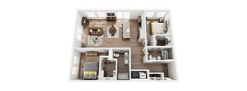a234  3 bedroom floor plan  460 sq ft  the crossings