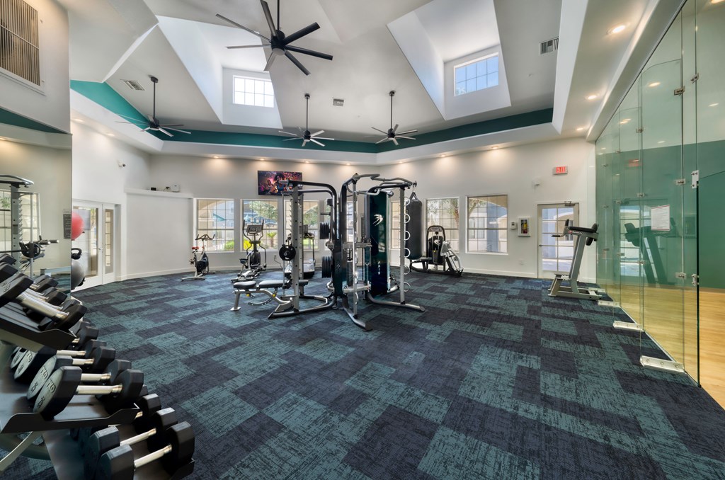 the preserve at ballantyne commons fitness room