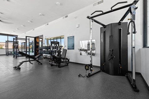 the gym is equipped with weights and cardio equipment jewel homes