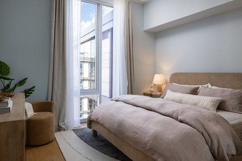 bedroom of one bedroom residence