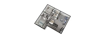 Twin Home 3-Bed w/Finished Basement Floor Plan at The Orchard Townhomes, Utah, 84070