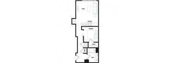 a black and white floor plan of a house