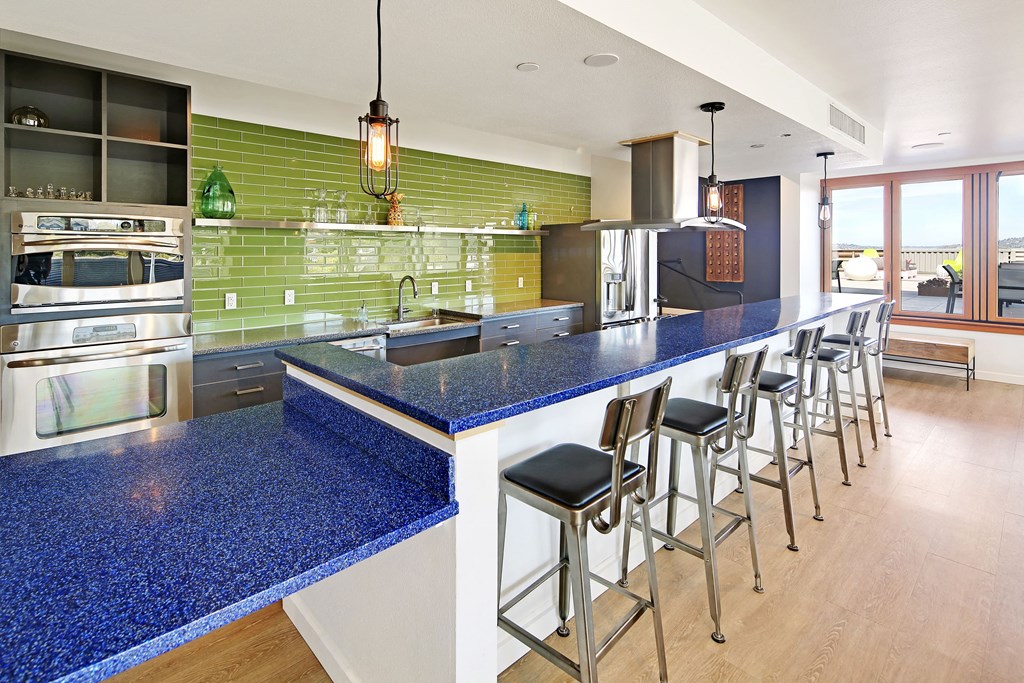 Rooftop Sky lounge kitchen