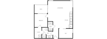 One bedroom one bathroom