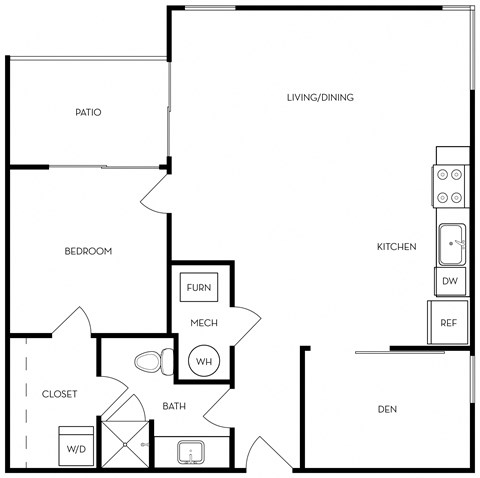 One bedroom one bathroom