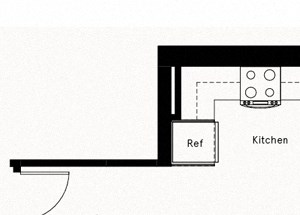 One bedroom One bathroom