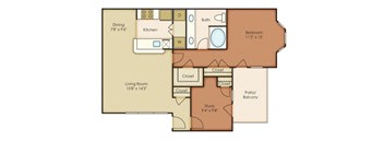 Travis Floor Plan  at The Villages of Briar Forest, Houston, TX, 77077