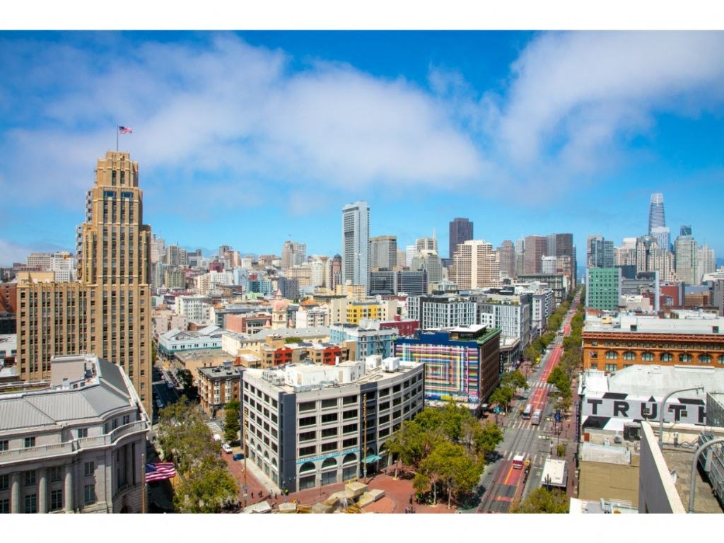 a view of the san francisco skyline