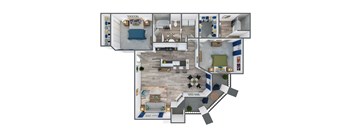 Tunisia Floor Plan at Springs at Continental Ranch, Tucson, Arizona