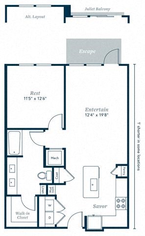 one bedroom one bathroom