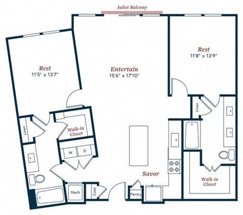 Two bedroom Two bathroom