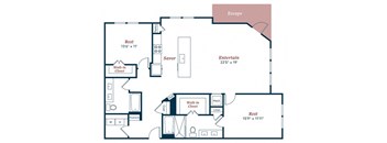 Two bedroom Two bathroom