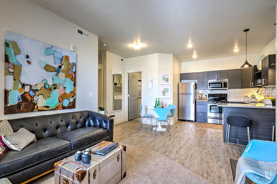 Model Unit Living room