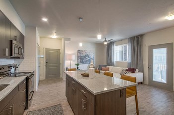 furnished model living room and kitchen - Photo Gallery 6