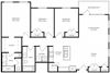 3 bed 2 bath 1368 sf