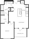 A1 Floor Plan A1 Floor Plan at Upper West, West Jordan