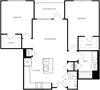 B1 Floor Plan B1 Floor Plan at Upper West, Utah, 84088