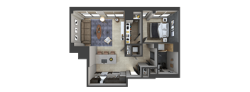 the bedroom floor plan of a 2100 sq ft apartment