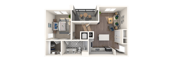 Premier One Bedroom, One Bathroom