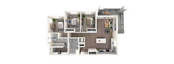 Premier Three Bedroom, Two Bathroom