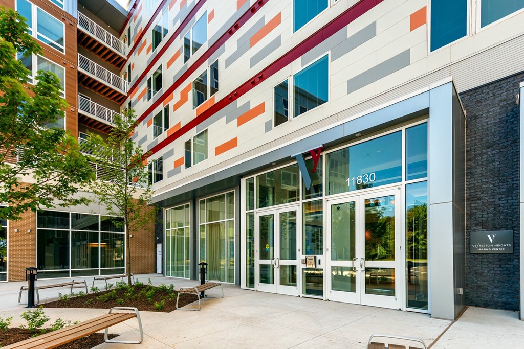 a large building with a lot of windows