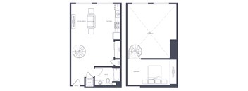 Urban One Bedroom Loft  at Altana, Glendale, CA, 91203