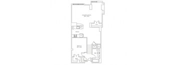 a floor plan of a bedroom apartment