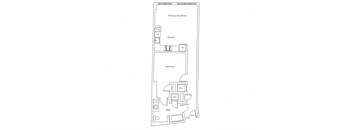 a floor plan of a small apartment