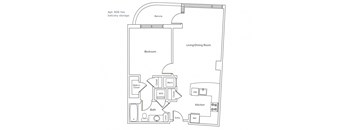 a floor plan of an apartment