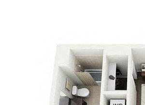 1 bed 1 bath floor plan 546 sf