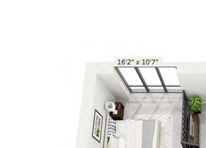 1 bed 1 bath floor plan 856 sf