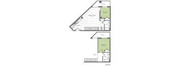 a floor plan of a house
