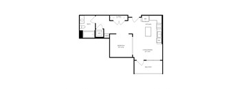 a floor plan of a house at VORA LUX, California