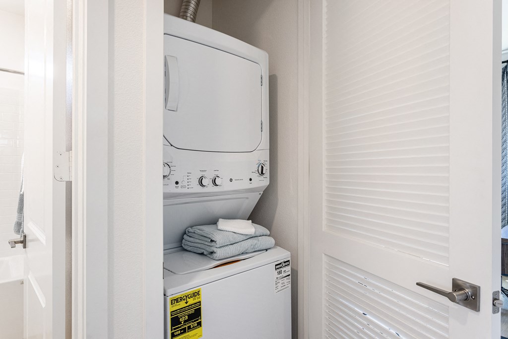 stacked washer dryer