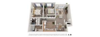 2x1 Floor Plan at Veri at Timberhill, Corvallis, OR