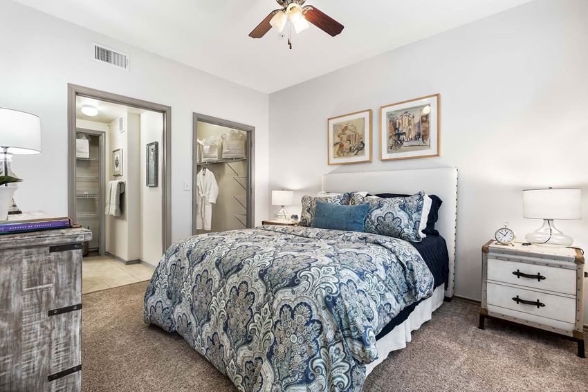 Spacious Bedroom With Closet Spacious Bedroom With Closet at Villas at Stone Oak Ranch, Austin, TX, 78727 - Photo Gallery