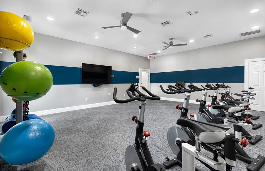 Peloton Bike And Training Space Peloton Bike And Training Space at Villas at Stone Oak Ranch, Texas - Photo Gallery