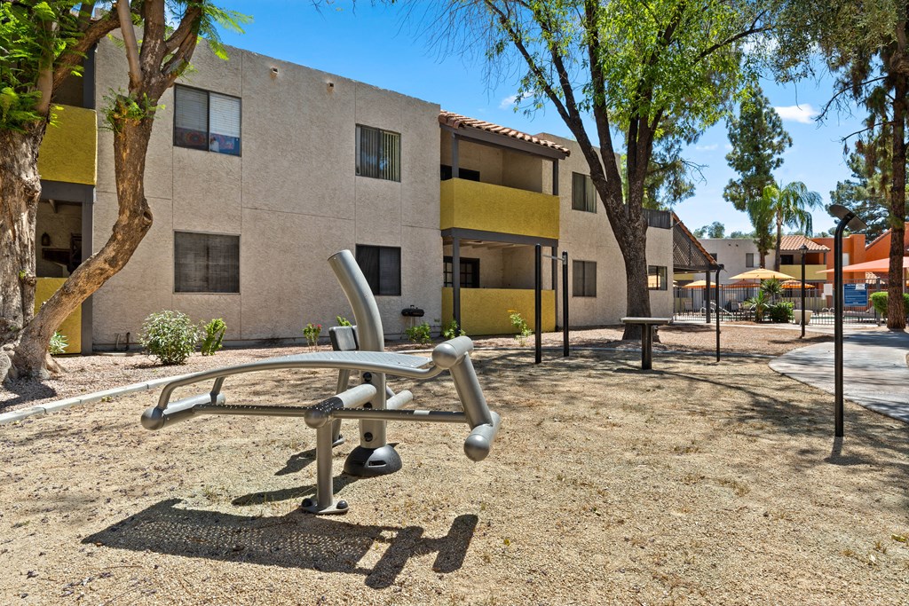 our apartments showcase a beautiful dog park