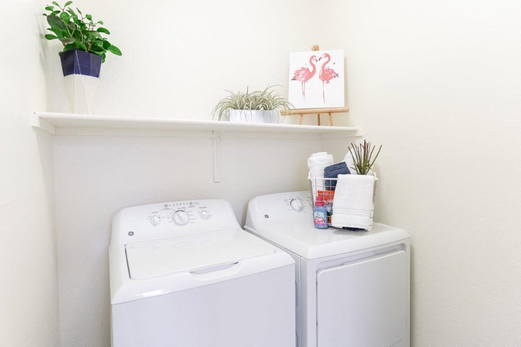 washer and dryer laundry at Vista Grove Apartments, Mesa, Arizona
