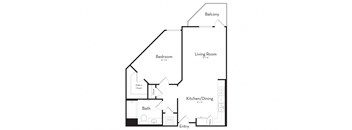 One Bedroom One Bathroom