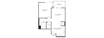 W-B3 One Bedroom One Bathroom