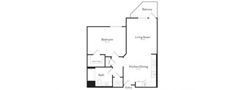 One Bedroom One Bathroom