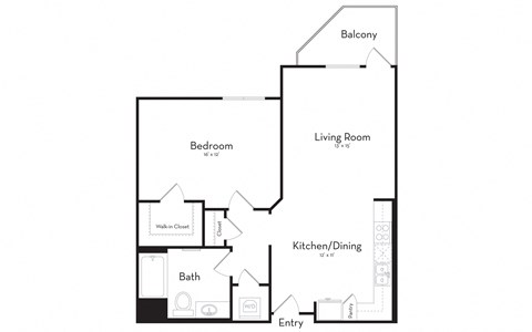 One Bedroom One Bathroom