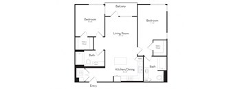 Two Bedroom Two Bathroom